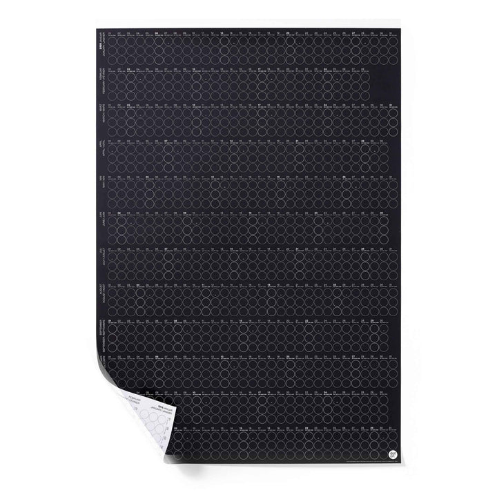 Annual planner - DOT ON HIGH - rainbow - portrait format | dot on