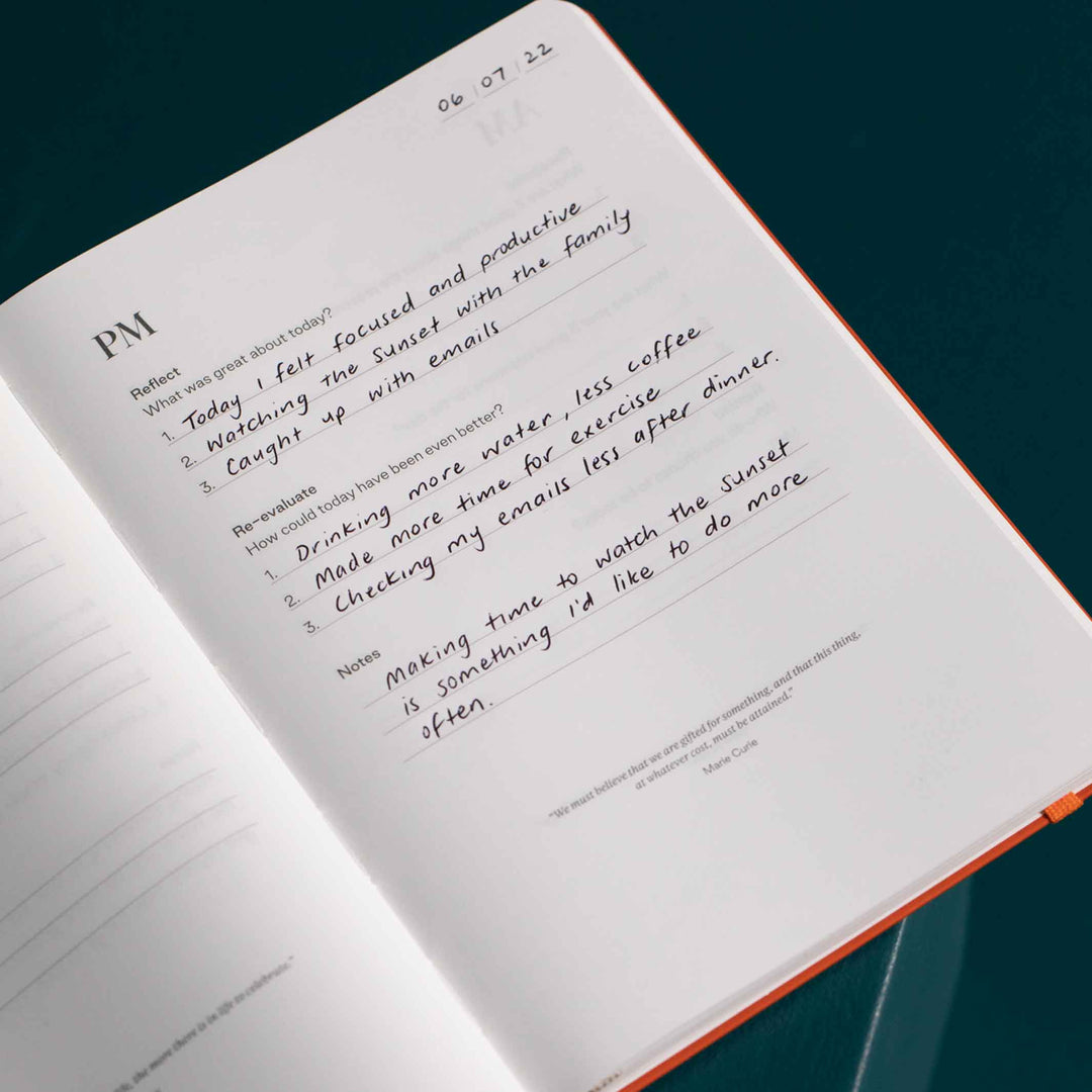 PRAXIS METHOD™️ - 3 englische Tagebücher - Mindfulness, Gratitude & Habits | Karst Stone Paper