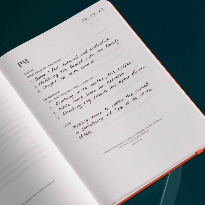 PRAXIS METHOD™️ - 3 englische Tagebücher - Mindfulness, Gratitude & Habits | Karst Stone Paper