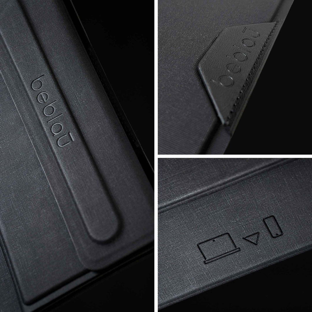 UNIVERSAL STAND - Universal-STÄNDER für Laptop, Tablett, Smartphone - 11x15,5 cm | beblau