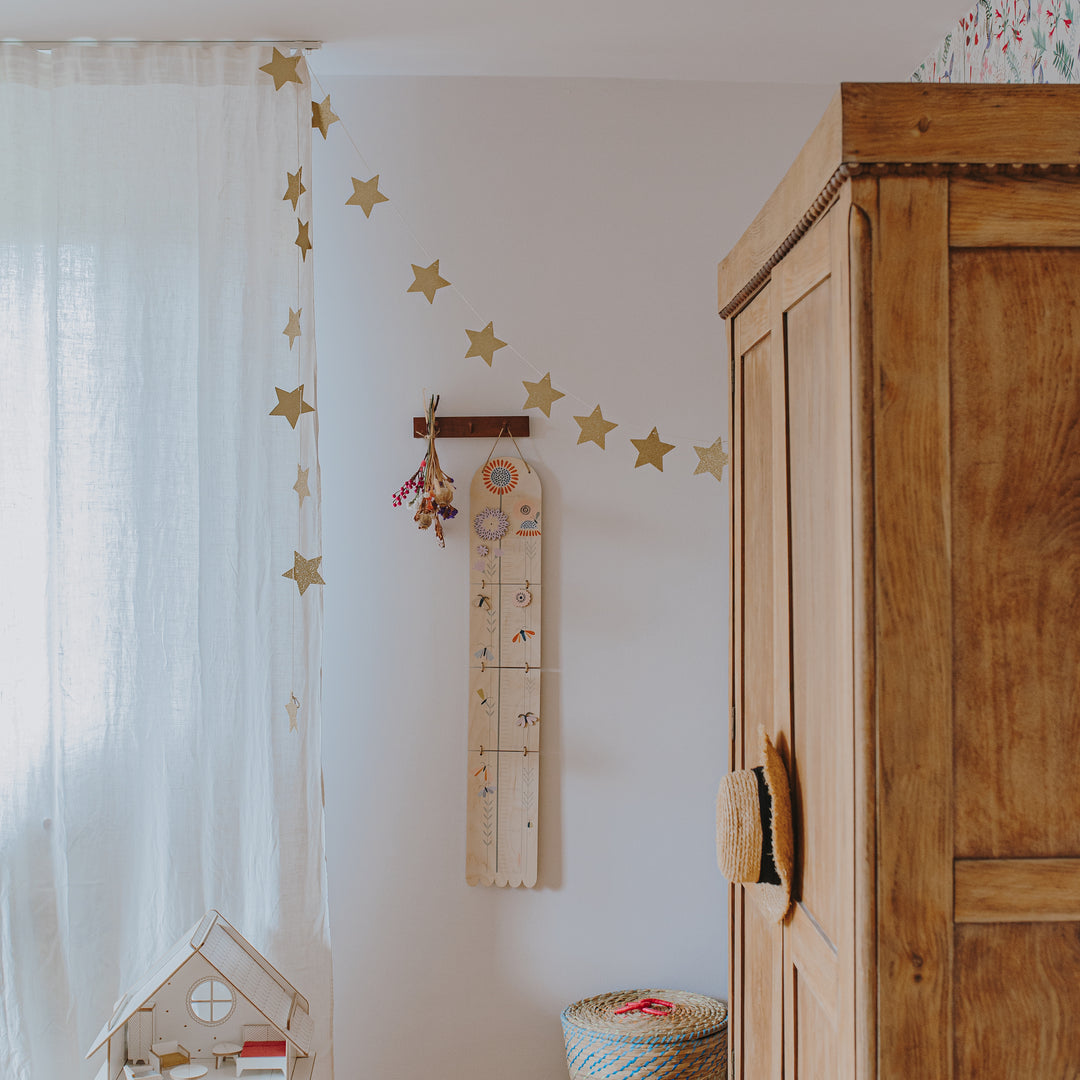 BUTTERFLIES - Children's wooden growth measure | milin