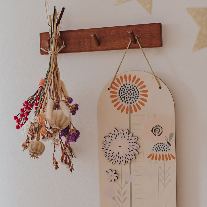 BUTTERFLIES - Children's wooden growth measure | milin