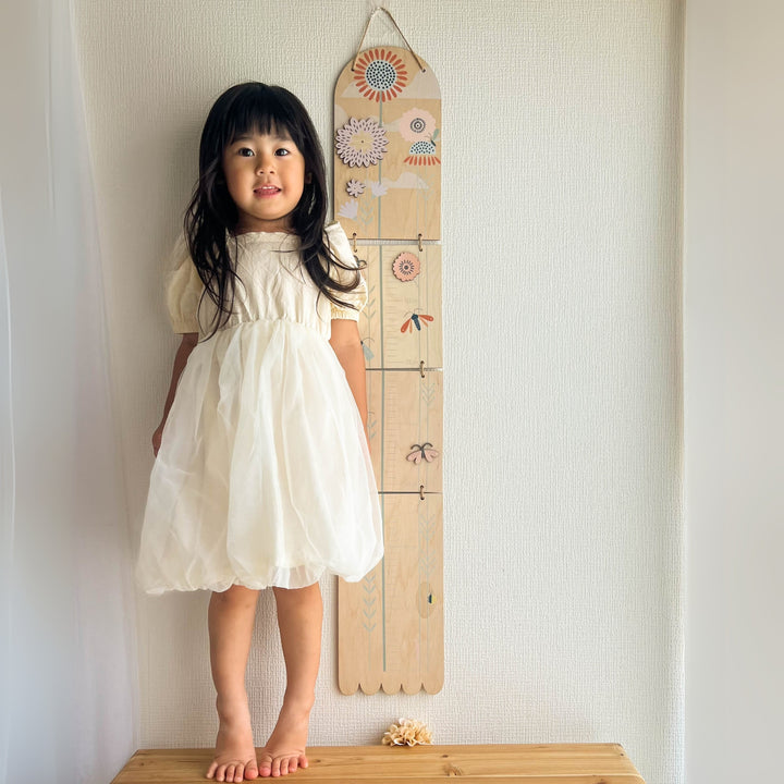 BUTTERFLIES - Children's wooden growth measure | milin