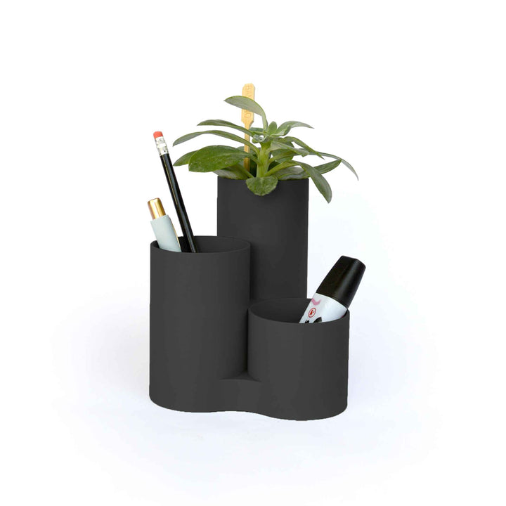 OFFICE PLANTY - Organizer und Pflanzenhalter - schwarz | greenior