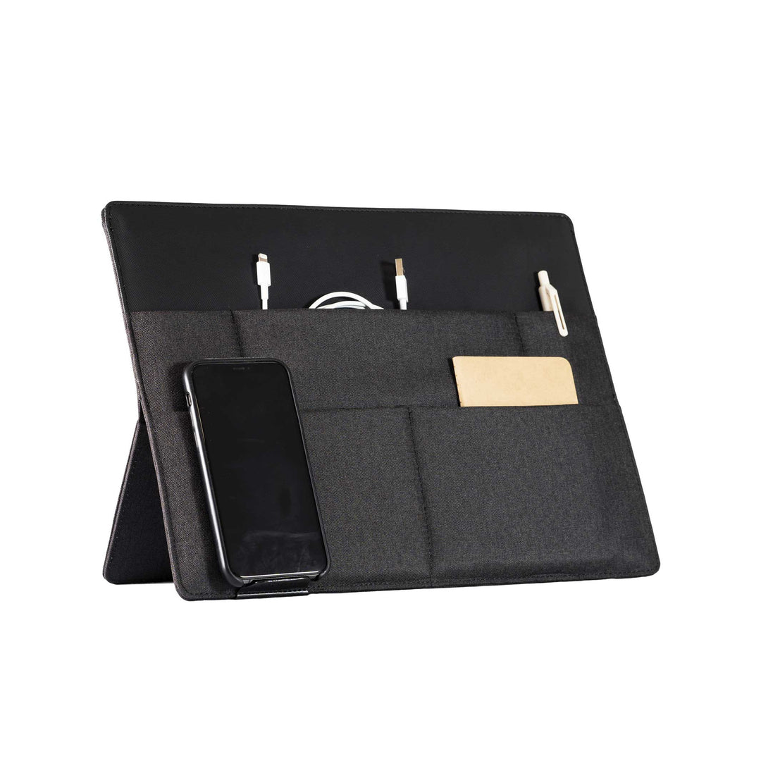 STAND-UP SLEEVE - Desktop-Organizer mit Laptop- & Tablet-Hülle - 13 oder 15" | beblau