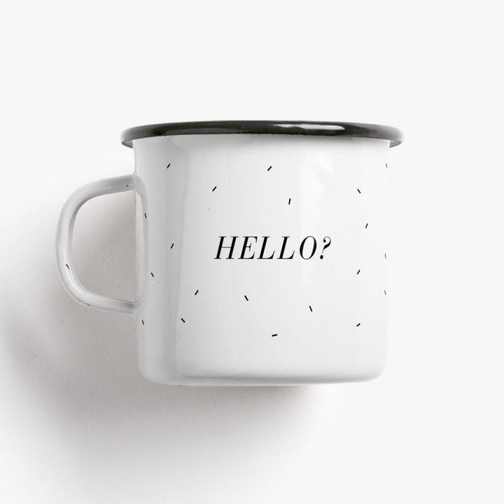 HELLO - enamel mug | typealive