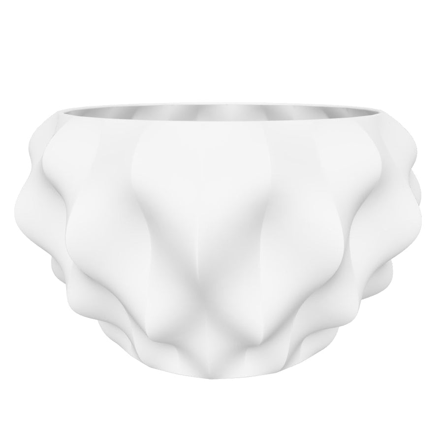 PLISSAN P - Porzellan BLUMENTOPF & PFLANZGEFÄSS - 16 cm ⦰ | Holaria
