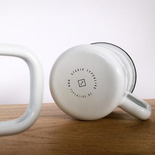 LOVE YOU A LATTE - enamel mug | typealive