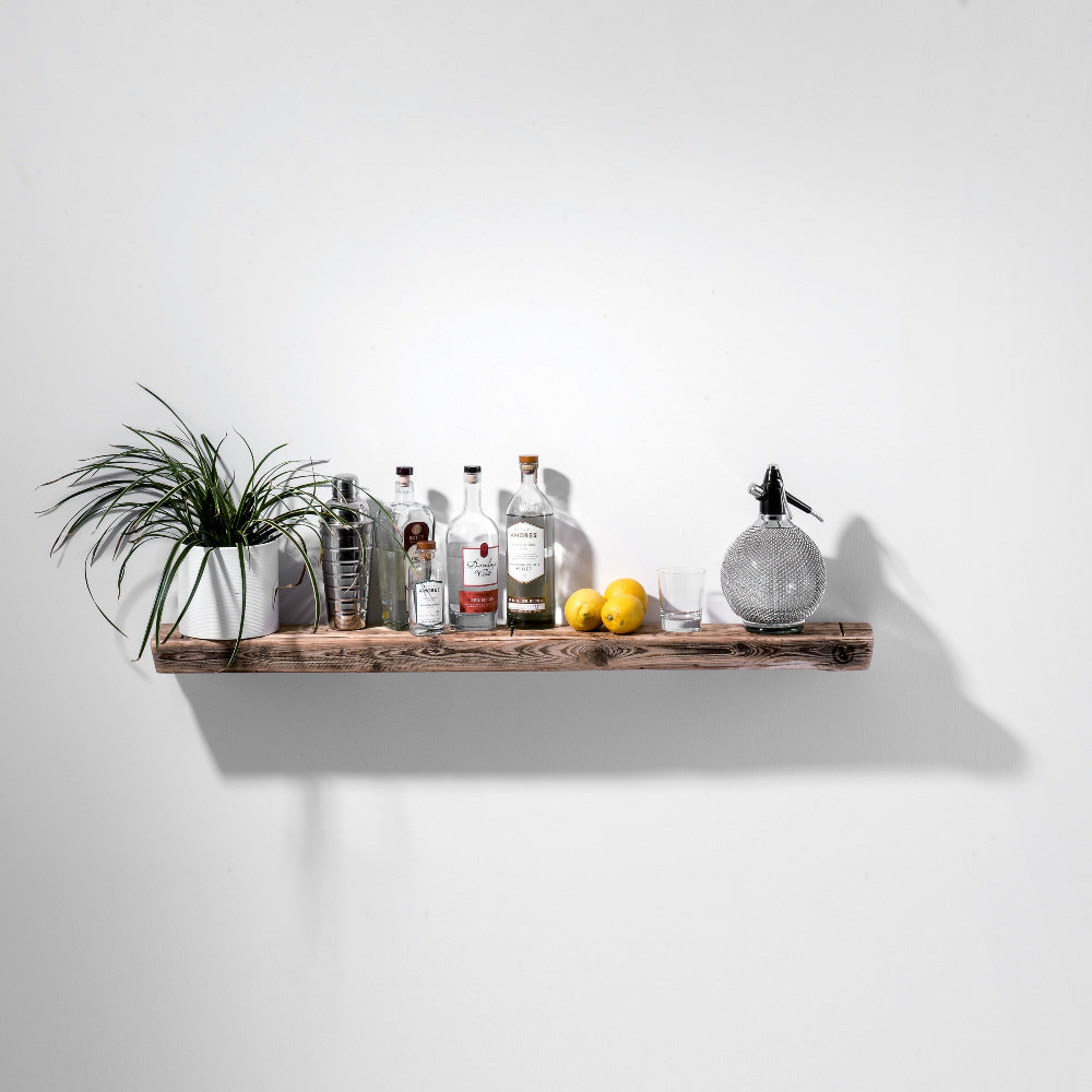 ALTHOLZ - Wandregal mit Buchstützen | weld & co