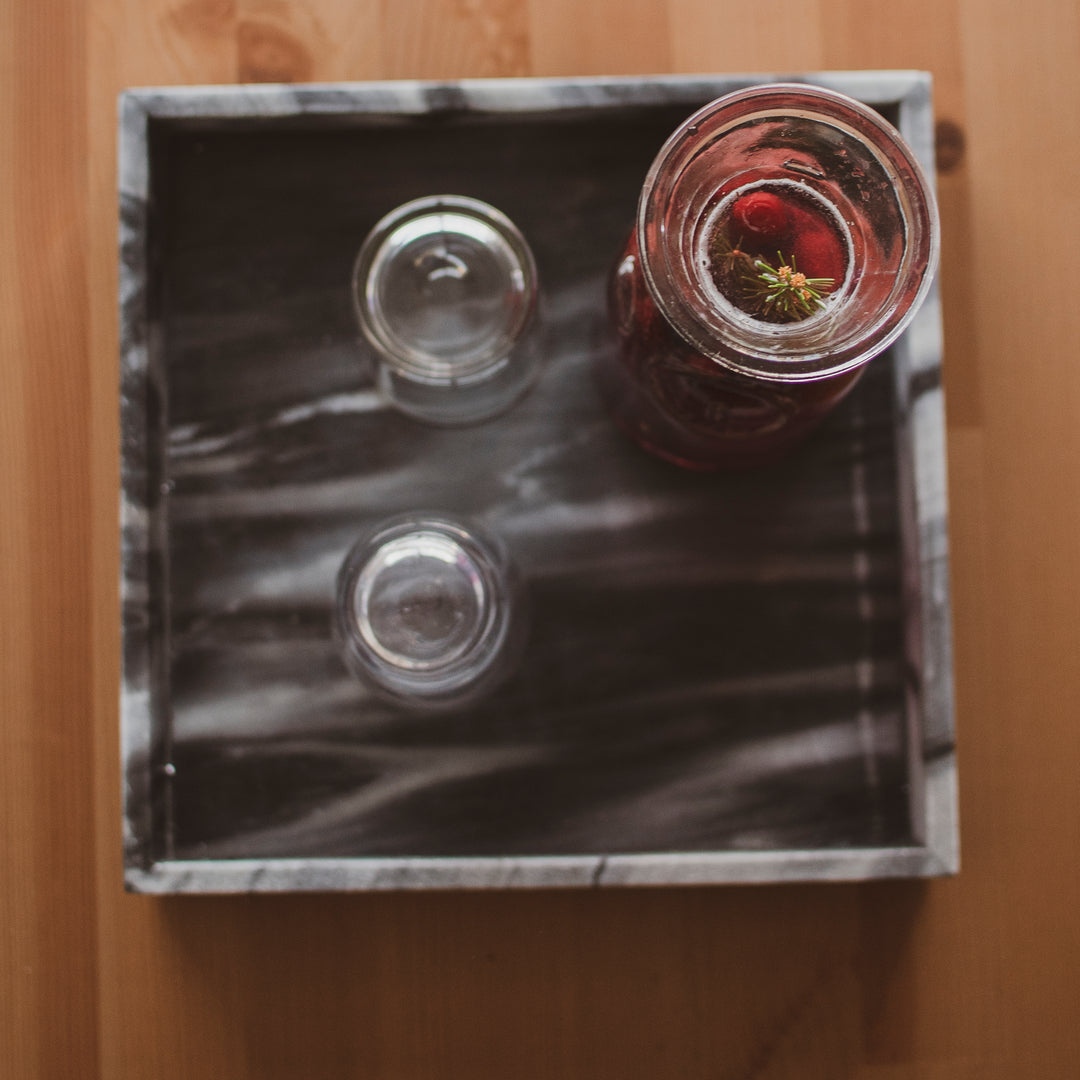 Marble tray 'square'