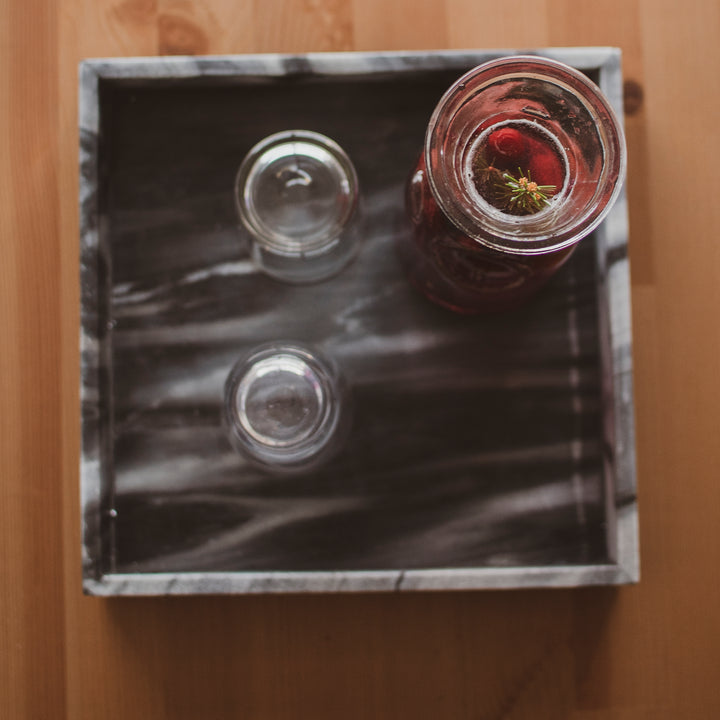 Marble tray 'square'